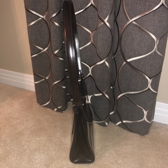 Bally Chocolate Brown Patent Leather Bag - Picture 2 of 11